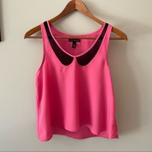 Material Girl Hot Pink Dressy Tank Blouse
